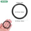 Unique Bargains Plastic Durable Multipurpose DTY Design Macrame And Knotting Supplies O Rings 30 Pcs - 3 of 4
