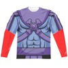 Men's Masters Of The Universe Skeletor Costume (Frontback Print) Long Sleeve Costume T-Shirt - 2 of 4