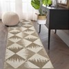 Coolmee Washable Area Rugs for Living Room Non Slip Low Pile Modern Geometric Farmhouse Dining Room Carpets for Bedroom Dorm - 2 of 4