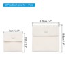 Unique Bargains Portable Velvet Jewelry Pouch with Snap Button for Necklace Bracelet 2 Pcs - 2 of 4