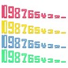 Link 140-Piece Set Transparent Number Tiles for Early Education and Countless Games with Storage Bin - Makes A Great Gift - 4 of 4