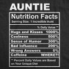 Womens Funny T Shirts Auntie Nutrition Facts Sarcastic Aunt Graphic Novelty Tee For Ladies - Crazy Dog Women's T Shirt Gift for Aunt - 2 of 4