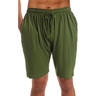 At The Buzzer Men's Pajama Shorts  -  Sleepwear Bottoms for Men with Pockets -  PJs