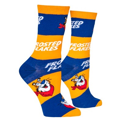 Tony the Tiger Blue and Orange Crew Socks