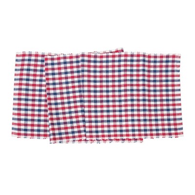 C&F Home 13" x 72" Picnic Plaid Table July 4th Runner