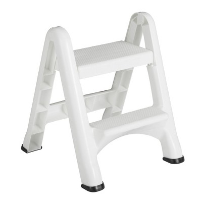 folding white stool