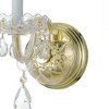 Crystorama Lighting Traditional Crystal 1 - Light Sconce in  Polished Brass - 2 of 3