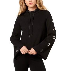 Kensie Womens Grommet-Sleeve Hoodie Sweatshirt - 1 of 1