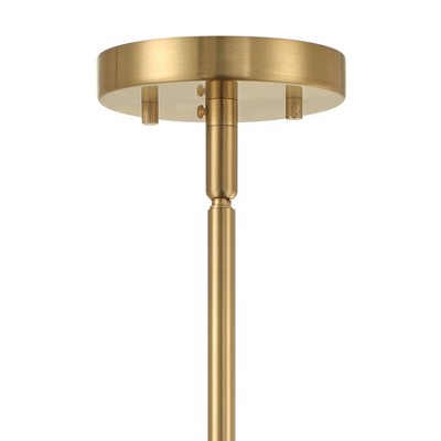 Soft Gold Crystal 8-Light 2-Tier Chandelier