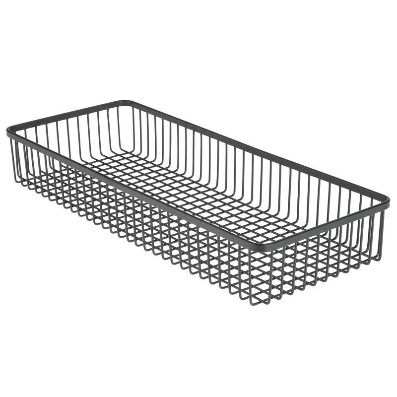 mDesign Metal Office Cabinet Drawer Organizer Tray, 1 of 9