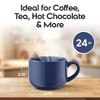 Omniware Teaz Cafe 24oz Jumbo Mug, Set of 4 - Rustic Stoneware, Oversized Handle, Dishwasher Safe, Lead-Free Glaze - 4 of 4