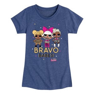 Girls' - LOL Surprise! - Bravo Babes Fitted Short Sleeve Graphic T-Shirt - 1 of 4