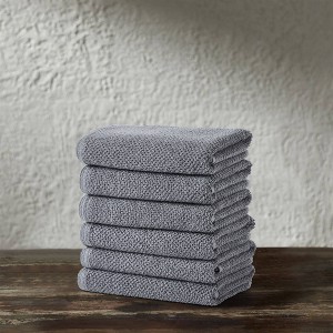 Cotton Popcorn Textured Bath Towel Set - Isla Jade - 1 of 4