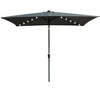 CAVINAS 10 x 6.5FT Patio Umbrella with LED Light and Crank,8 Ribs Market Patio Umbrella with Push Button for Backyard,Poolside,Deck - 2 of 4