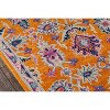 2'3"x7'10" Runner Ibiza Zarin Rug Orange - Momeni: Wool Shibori Pattern, Medium Pile, Handmade Tufted Indoor Rug - 2 of 4