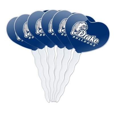 Drake Primary Logo Heart Love Cupcake Picks Toppers Decoration Set of 6