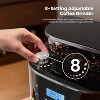 ZAFRO 10-Cup Digital Drip Coffee Maker with Built-In Grinder, 12-Hour Timer, Programmable, 1.5L Water Tank, Keep-Warm Function - 3 of 4