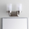 Kylan Two Light Sconce - Nickel - Safavieh - image 2 of 4