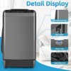 KRISRATE 17.8Lbs Portable Washing Machine 2.4 Cu.ft Full Auto Washer with Drain Pump, 10 Programs LED Display, Compact Laundry for Apartment RV Home - 2 of 4