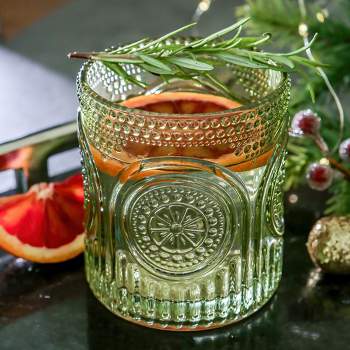 Kate Aspen Sage Green Hobnail Beaded Drinking Glasses Set of 6-10 oz  Vintage Glassware Set Cocktail …See more Kate Aspen Sage Green Hobnail  Beaded