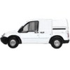 Ford Transit Connect Van RHD (Right Hand Drive) Frozen White 1/148 (N) Scale Diecast Model Car by Oxford Diecast - 4 of 4