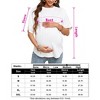 Maternity Tops Women’s Pregnancy Shirts Fall Textured Casual Crew Neck Pregnant Clothes S-2XL - 3 of 4