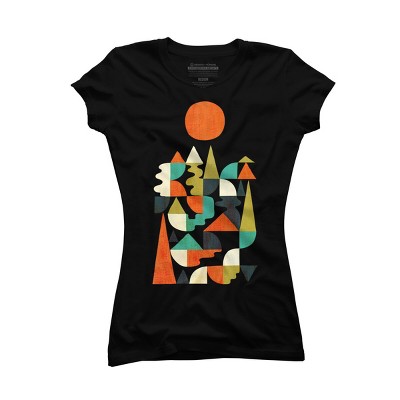 Junior's Design By Humans Unfinished Landscape By radiomode T-Shirt
