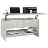 vidaXL Coffee Table Concrete Gray 31.5 in.x19.7 in.x15.7 in. Engineered Wood - 4 of 4