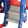 5-In-1 Slide And Swing Game Set, Extra Long Slide For Toddlers, 2 Basketball Hoops, Football, Ring Toss, Indoor And Outdoor - 2 of 4