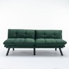 DOMETOUR Modern Convertible Folding Sofa Bed, Futon Sleeper Loveseat for Living Room Bedroom Apartment - 3 of 4