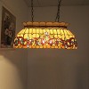 Chloe Lighting Serenity Victorian 3 Light Dark Bronze Island Pendant 28" Wide - 4 of 4