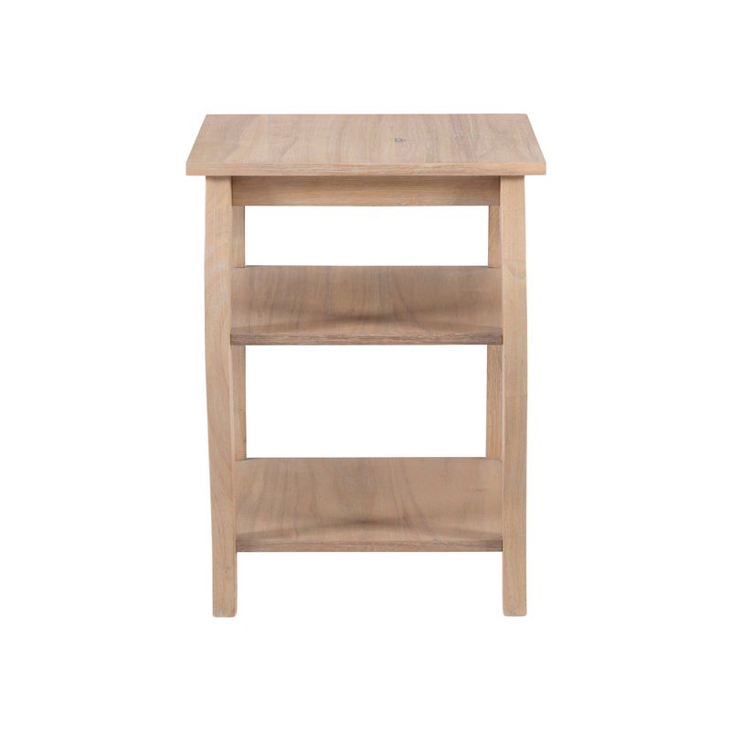 Aurora Solid Wood 2-Shelf Side Table - Powell, 3 of 15