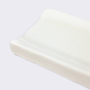 Muslin Waffle Changing Pad Cover - Cream - Cloud Island™ - 1 of 3