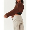 Clearlove Womens Long Cardigan Lightweight Sweater Open Front Long Sleeve Outfits Short Cardigan Coat - 4 of 4