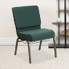 Emma and Oliver 21"W Church/Reception Guest Chair with Communion Cup Book Rack - 2 of 4