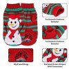 Pet Christmas Turtleneck Sweater Dog Cat Christmas Clothes Snowman Stripes Costume Winter Holiday Sweater for Small Medium Kitten Puppy Cats Dogs - 3 of 4