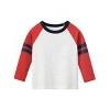 Kids 3 Pack Striped Sleeve Tee shirt - image 2 of 3