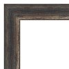 28" x 64" Bark Rustic Framed Full Length Floor/Leaner Mirror Charcoal - Amanti Art: Tall, Polystyrene Frame, No Assembly Required - 3 of 4