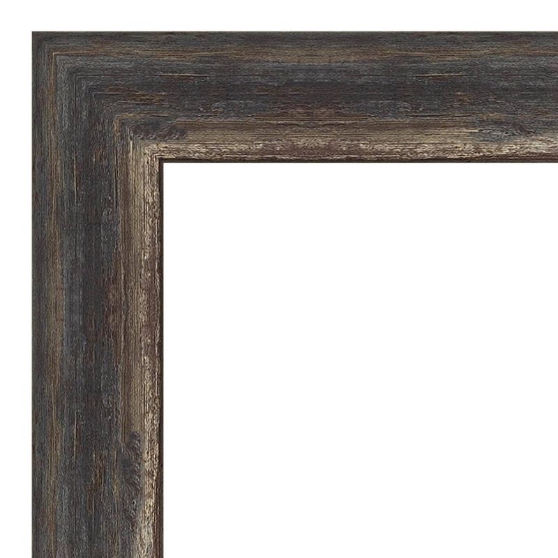 28&#34; x 64&#34; Bark Rustic Framed Full Length Floor/Leaner Mirror Charcoal - Amanti Art, 4 of 11