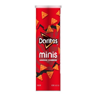 Doritos Minis, Nacho Cheese Flavored Tortilla Chips, 5.125 oz (Pack of 3)