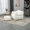 MAYEERTY Bean Bag Chair Lazy Sofa/Footstool for Adults/Kids (Indoor/Outdoor Use) - 3 of 4