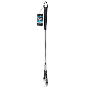Shoe Gear Flexible Jockey Shoe Horn - Chrome Silver/ Black 24" - 1 of 3