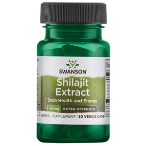 Swanson Shilajit Extract - Extra Strength 100 mg 30 Veg Capsules. - 1 of 1