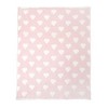 Tadpoles Ultra Soft Reversible Chenille Baby Blanket - Hearts Pink | 30" x 40" | Made of 100% Microfiber Polyester - 4 of 4