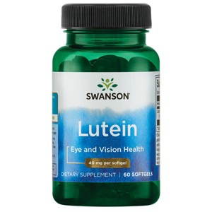 Swanson Dietary Supplements Lutein 40 mg 60 Sgels. - 1 of 2