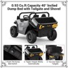 Jojoka  24V Ride On Dump Truck for Kids, 2-Seater Electric Car with Remote, 4WD, Dump Bed, Shovel, Music & Lights - 3 of 4
