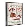 Stupell Industries Rustic Winter Wonderland Sleigh, 24" x 30" - 3 of 4