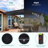 Sonkuki 10x6.5 ft LED Rectangular Patio Market Umbrella w/Tilt Adjustment - 4 of 4