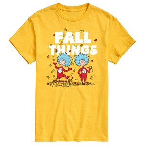 Men's - Dr. Seuss - Fall Things Short Sleeve Graphic T-Shirt - 1 of 4