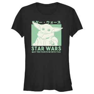 Junior's Star Wars: The Mandalorian May the Fourth Grogu T-Shirt - 1 of 4